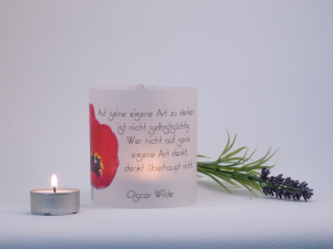 Schöne Sprüche: Oscar Wilde, "Auf seine eigene Art zu denken..."