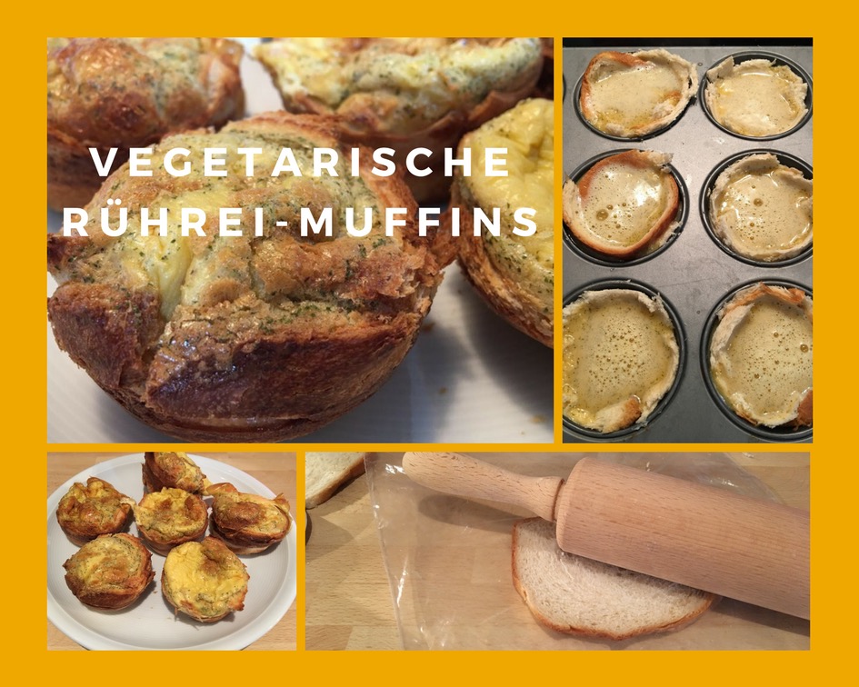 Rezept für vegetarische Rührei-Muffins