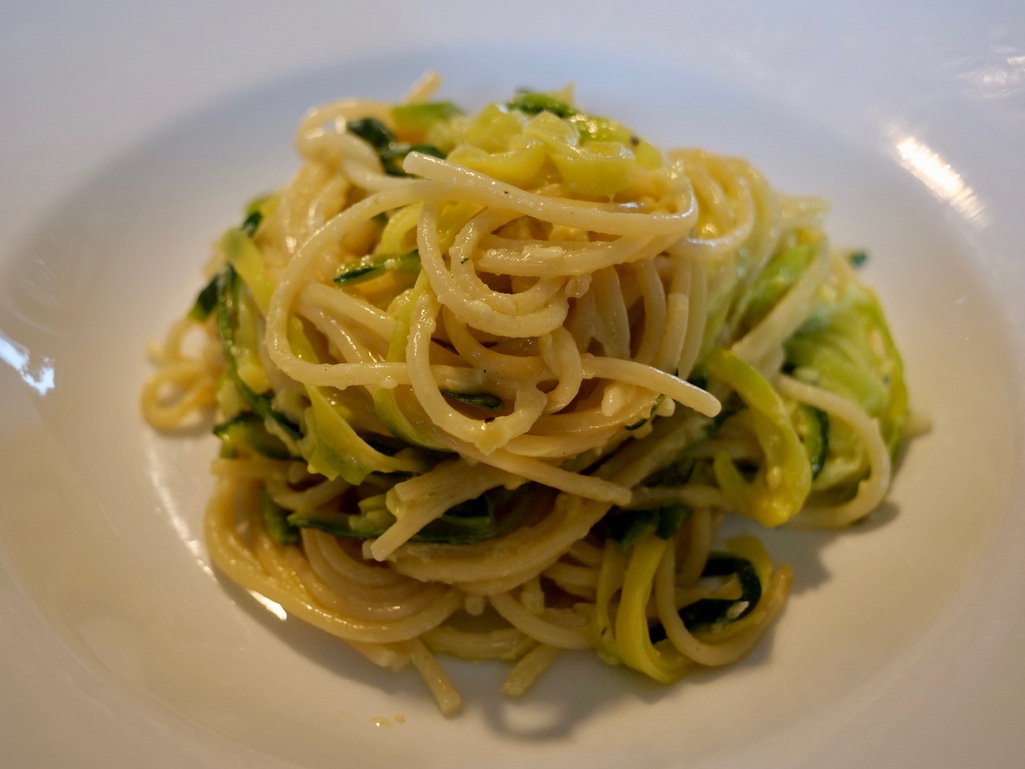 Spaghetti Carbonara vegetarisch - Nanös Welt